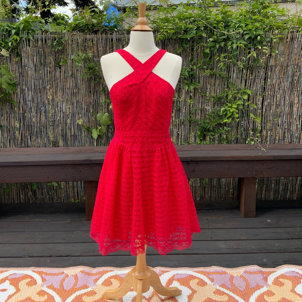 Red Lace Dress